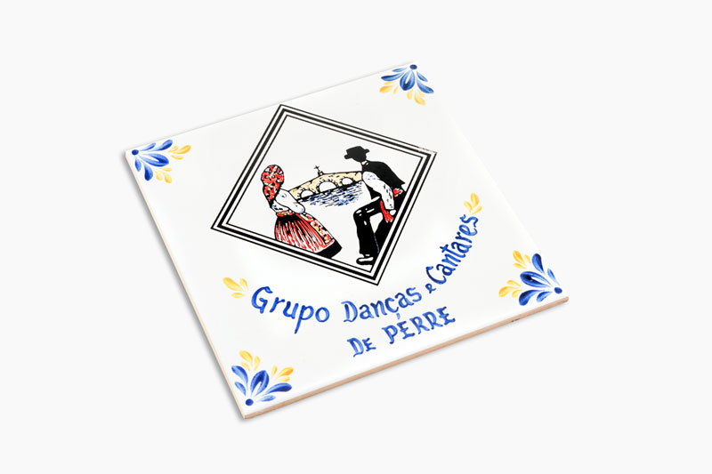 azulejo grupo danças cantares perre